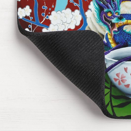 Mops Hund Chinesischer Drache Mousepad (Ecke)