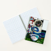 Mops Hund Chinesischer Drache Notizblock (Innenseite)