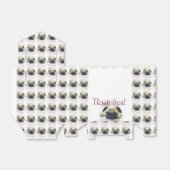 Mops Hund Danke Gastgeschenk Box Geschenkschachtel (Ungefaltet)