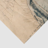 Mops Hund Decoupage Seidenpapier (Detail)