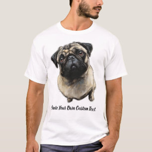Mops Hund Erstellen Sie Ihren eigenen benutzerdefi T-Shirt