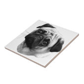 Mops-Hund Fliese (Seite)