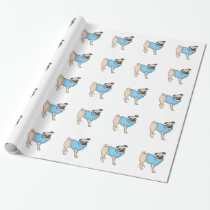MOPS-HUND GESCHENKPAPIER
