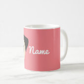Mops-Hund-Kaffeetasse Kaffeetasse (VorderseiteRechts)