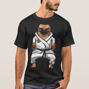 Mops Hund Karate T-Shirt
