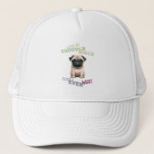 Mops Hund Kutteststörer Niedlich Adortable Funny Truckerkappe (Vorderseite)