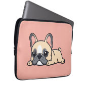 Mops-Hund Laptopschutzhülle (Vorne Rechts)