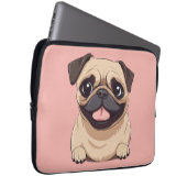 Mops Hund Laptopschutzhülle (Vorne Rechts)
