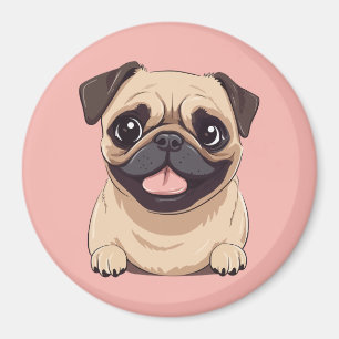 Mops-Hund Magnet