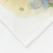 Mops Hund mit Ostereiern Urlaub Fleecedecke (Ecke)