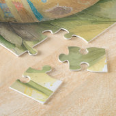 Mops Hund mit Ostereiern Urlaub Puzzle (Seite)