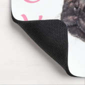 Mops-Hund-Mops-Hund-Mauspad Mousepad (Ecke)