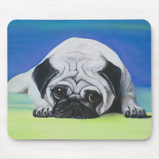 Mops-Hund Mousepad (Vorne)