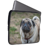 Mops-Hund-Notebook-Hülle Laptopschutzhülle (Vorne Rechts)