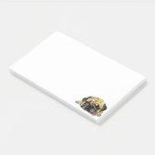 Mops-Hund-Post-it®-Hinweise Post-it Klebezettel (angewinkelt)