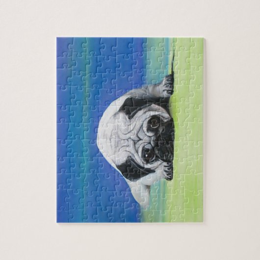 Mops-Hund Puzzle (Vertikal)