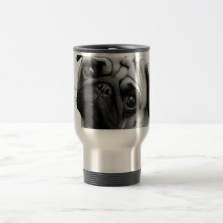 Mops-Hund Reisebecher
