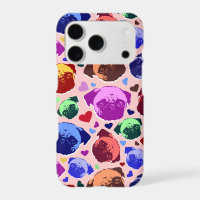 Mops-Hund Retro PopArt-Stil