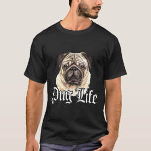 Mops-Hund-Shirt Möpse Lustiger Slogan Welpenbesitz T-Shirt