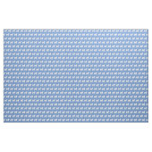 Mops Hund Silhouette Pet Light Blue Stoff (Yard (91,4 cm))