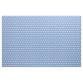 Mops Hund Silhouette Pet Light Blue Stoff (Yard (91,4 cm))