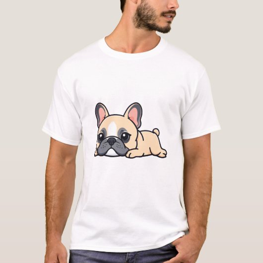 Mops Hund T-Shirt (Vorderseite)