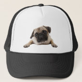 Mops Hund Tier Spezial Trucker Hut Truckerkappe (Vorderseite)
