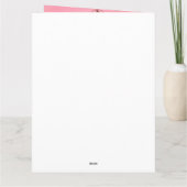 Mops Hund Valentinstag Kissing-Stand Karte (Rückseite)