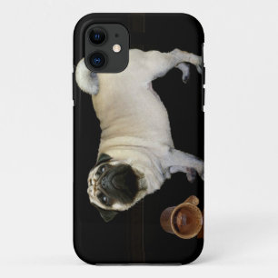 Mops Hund & verschüttete Tasse Haustiere Liebhaber Case-Mate iPhone Hülle