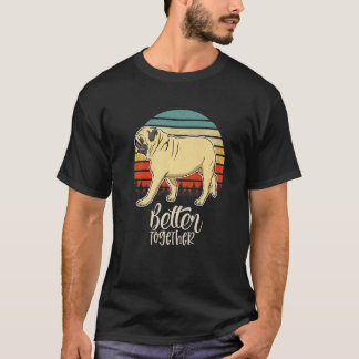 Mops Hund Vintage 30 T-Shirt