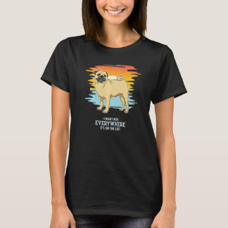 Mops Hund Vintage 33 T-Shirt