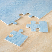 Mops Hund Weihnachtslieferung LKW Schnee Puzzle (Seite)