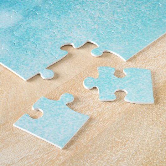 Mops Hund Weihnachtsmann Lieferwagen Puzzle (Seite)