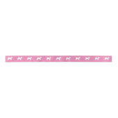 Mops Hund Welpe Satin Ribbon Satinband (Vorderseite)