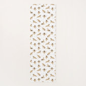 Mops Hund Yoga Mat Yogamatte (Rückseite)