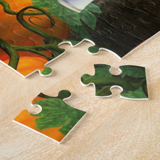 Mops Hund zu Halloween Puzzle (Seite)