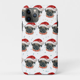 Mops Hund züchten Weihnachtsstars Case-Mate iPhone Hülle