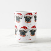 Mops Hund züchten Weihnachtsstars Kaffeetasse (Mittel)