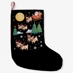 Mops-Hunde-Baum-Weihnachts-Pulli Weihnachten Haust Kleiner Weihnachtsstrumpf