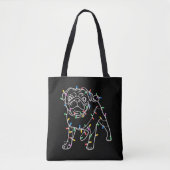 Mops-Hunde-Baum-Weihnachts-Pulli Weihnachten Haust Tasche (Vorderseite)