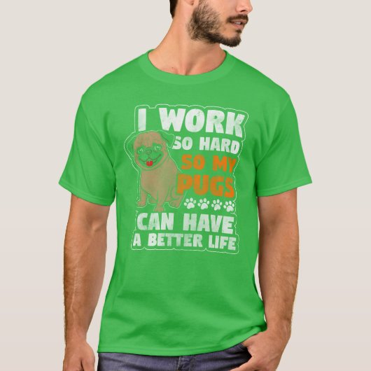Mops Hunde-Freund T-Shirt (Vorderseite)
