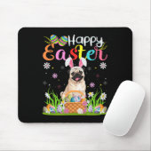 Mops Hunde Happy Ostereier HUNDERT Ostern Mousepad (Mit Mouse)