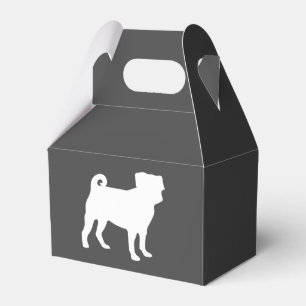 Mops Hunde Kinderdusche Graues Welpengeschlecht ne Geschenkschachtel