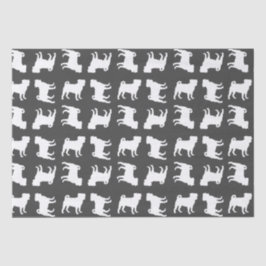 Mops Hunde Kinderdusche Graues Welpengeschlecht ne Seidenpapier