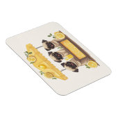 Mops Hunde Lemonade Stand Magnet (Rechte Seite)