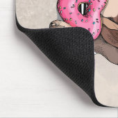 Mops Hunde Liebe ist süßes Geschenk, Mops Lover Ge Mousepad (Ecke)