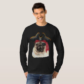 Mops Hunde Pirate Classic T - Shirt 210 (Vorne ganz)