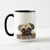 Mops Hunde Tasse (Links)