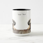 Mops Hunde Tasse (Zentrum)