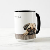 Mops Hunde Tasse (VorderseiteRechts)